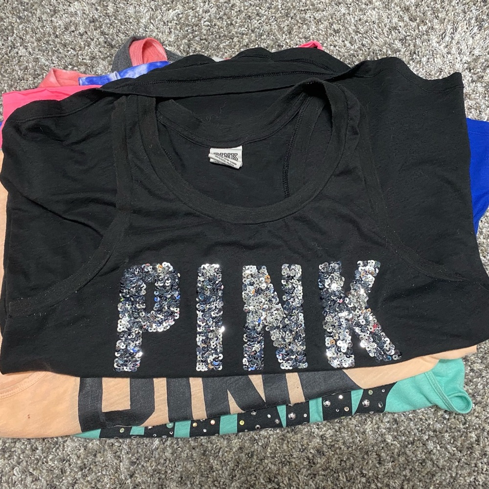 Lot of 8 Victoria’s Secret tank tops Medium